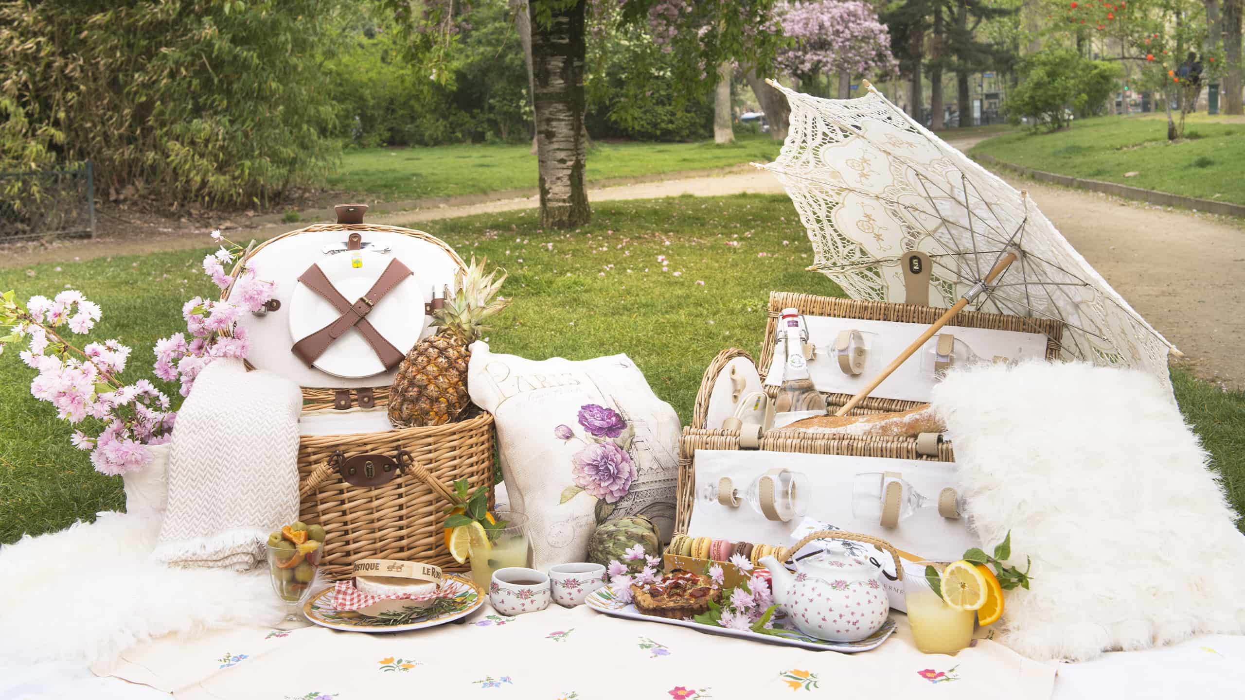 Cesta de picnic-Les Jardins de la Comtesse es