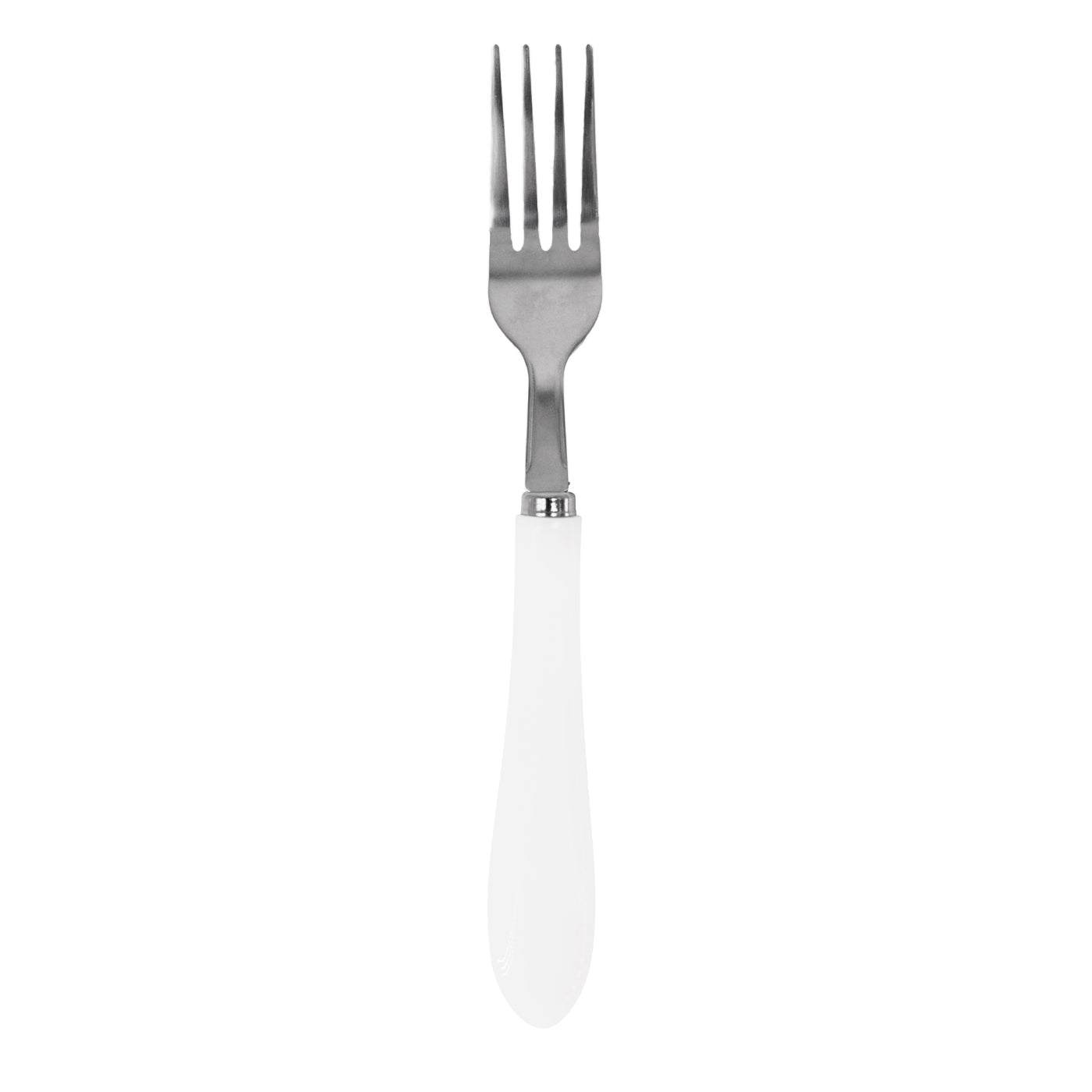 Tenedor blanco grueso