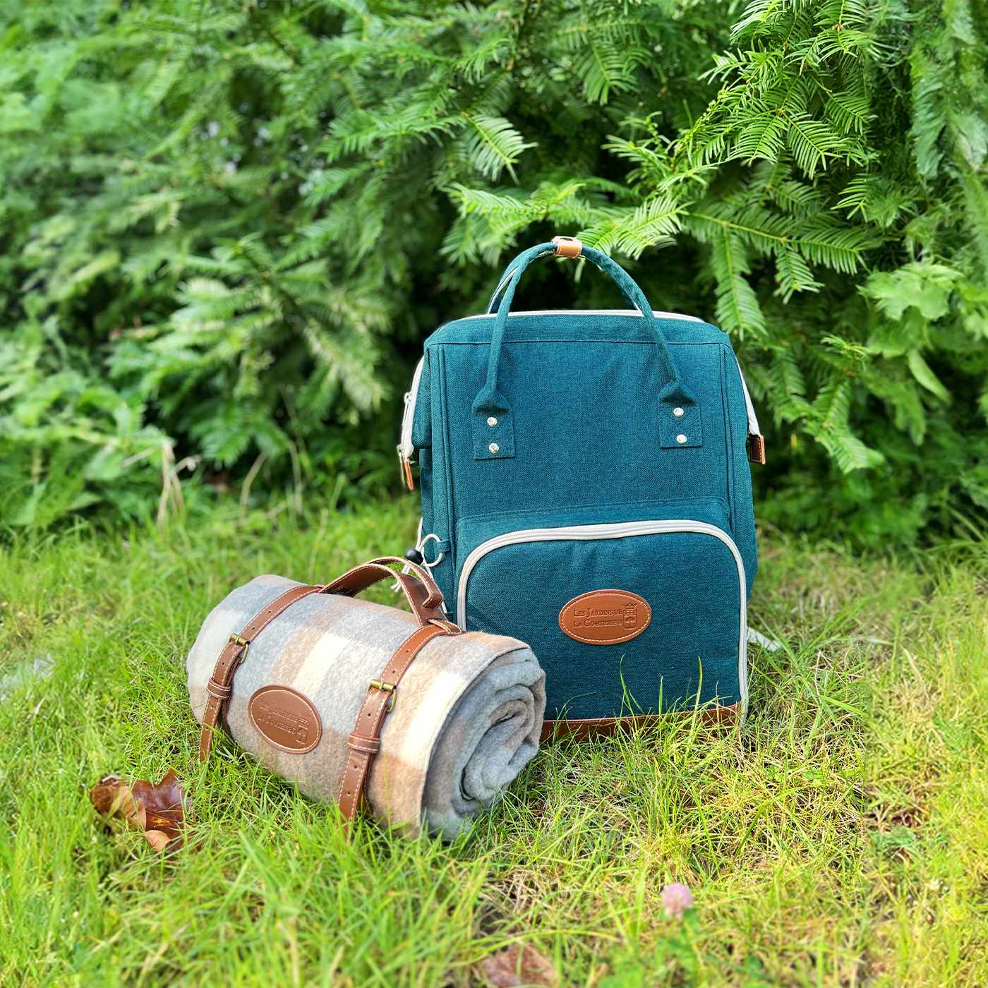 Mochila de picnic Azul Pato - 2 personas