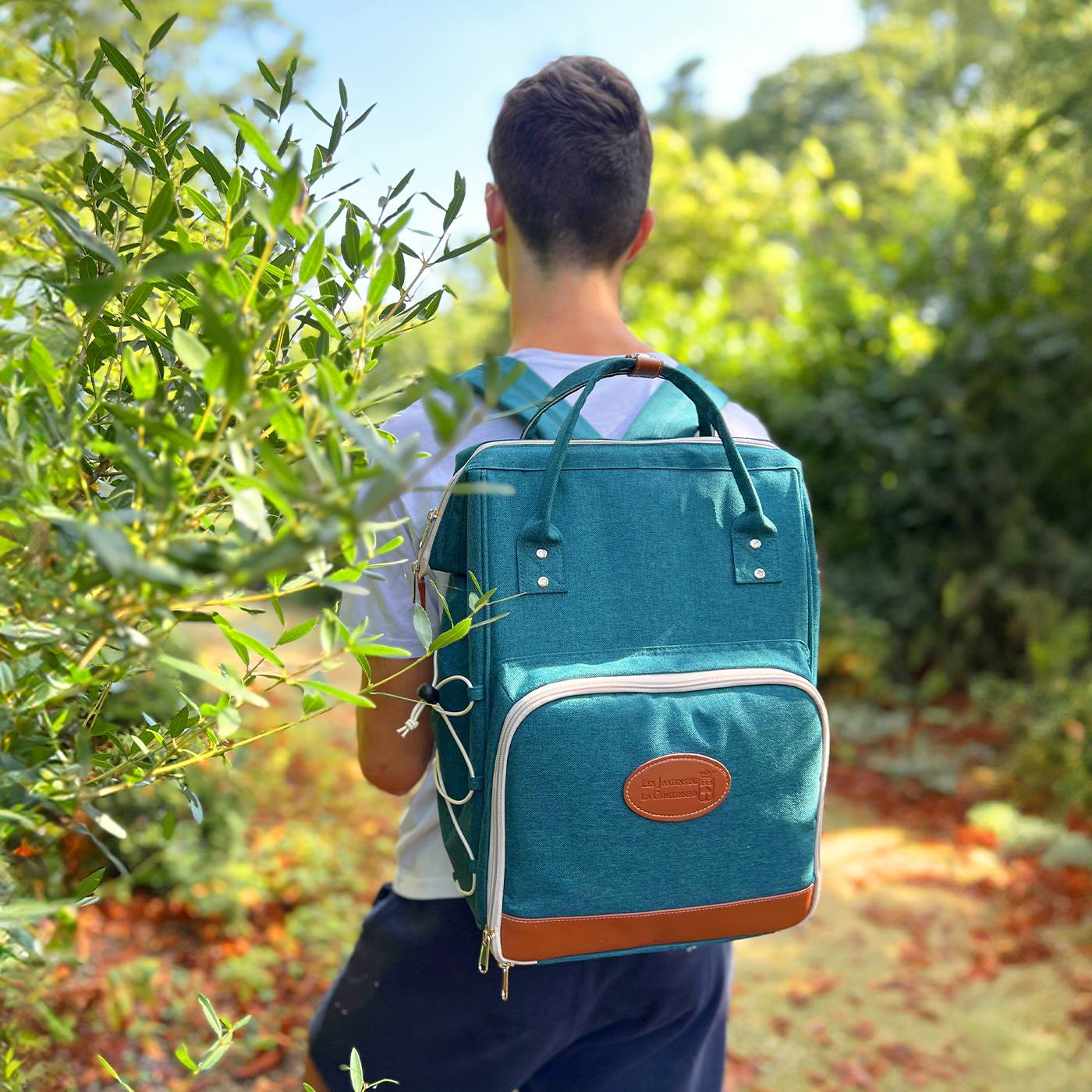 Mochila de picnic Azul Pato - 2 personas