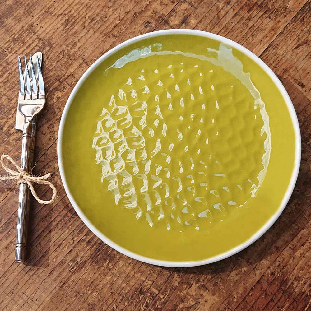 2 Platos Pequeños 23 cm casi irrompibles de melamina pura– Verde. 2 unidades