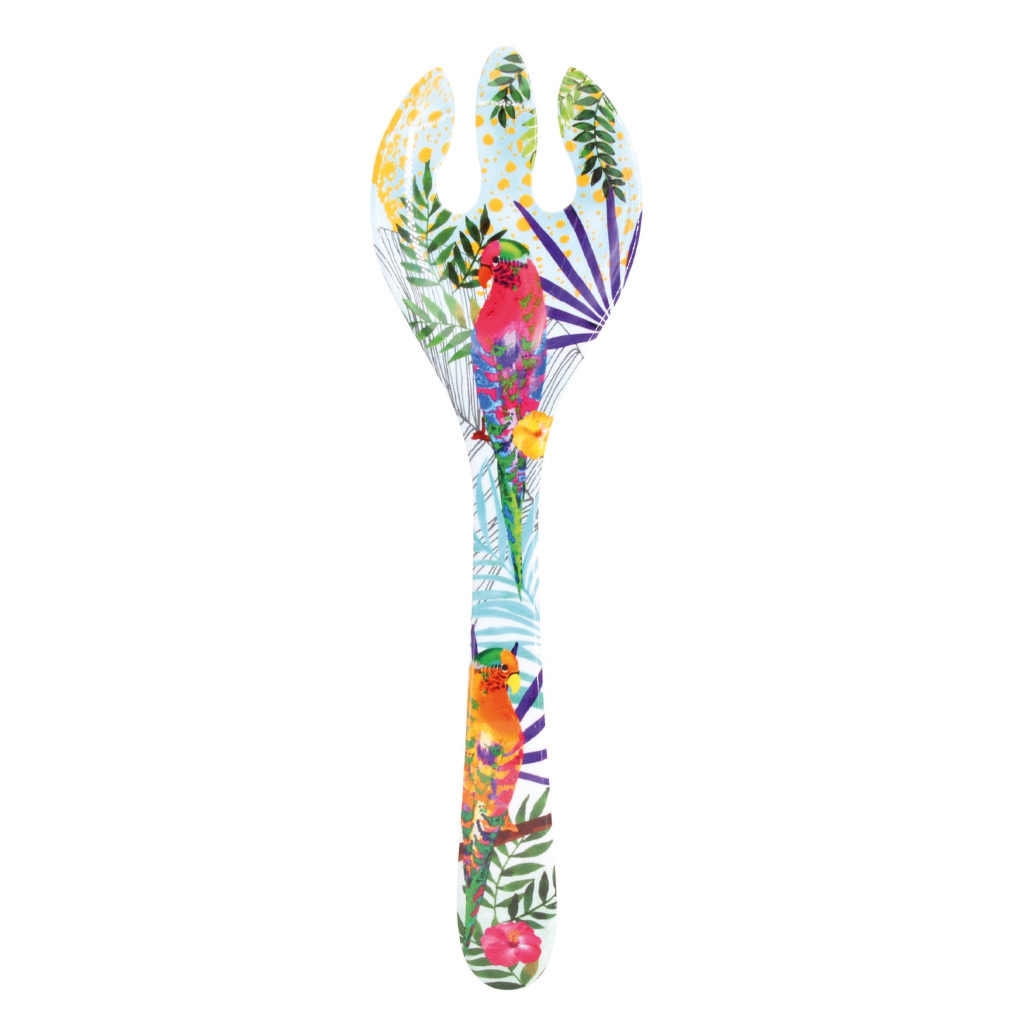 Servidores para ensaladas de melamina con tucanes - 25 cm