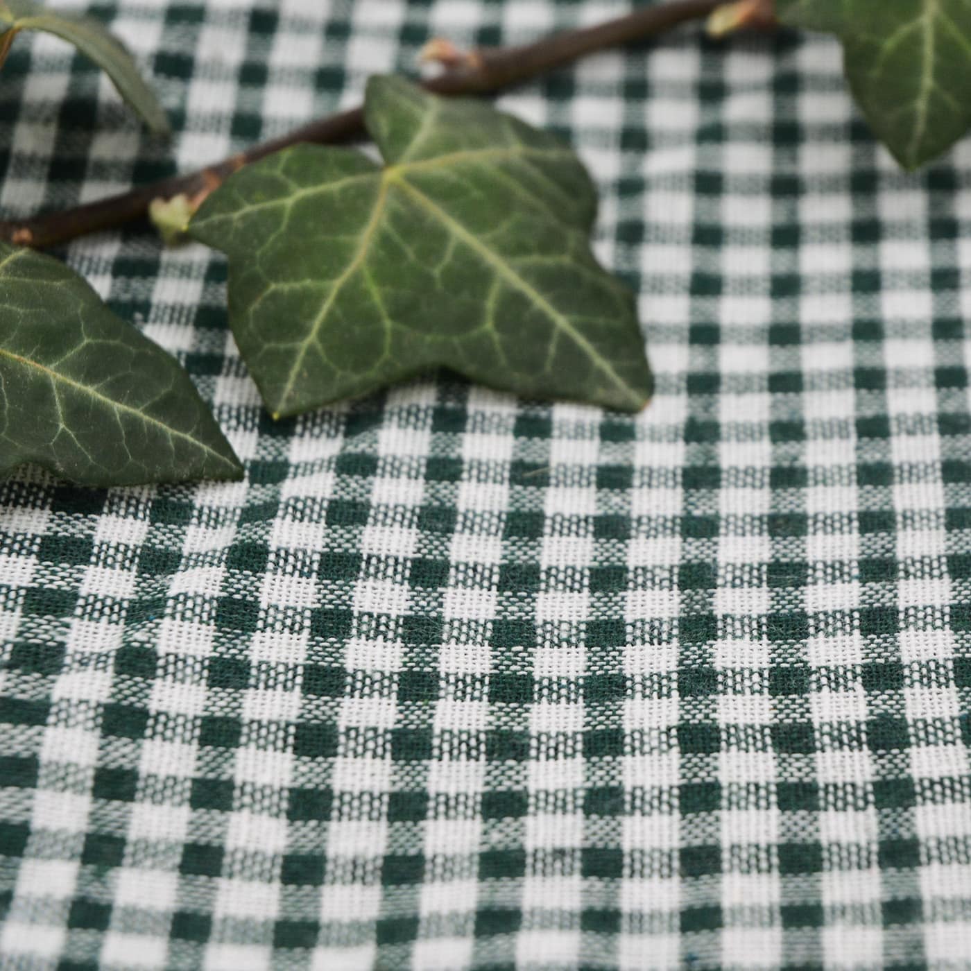 Manta picnic impermeable vichy verde