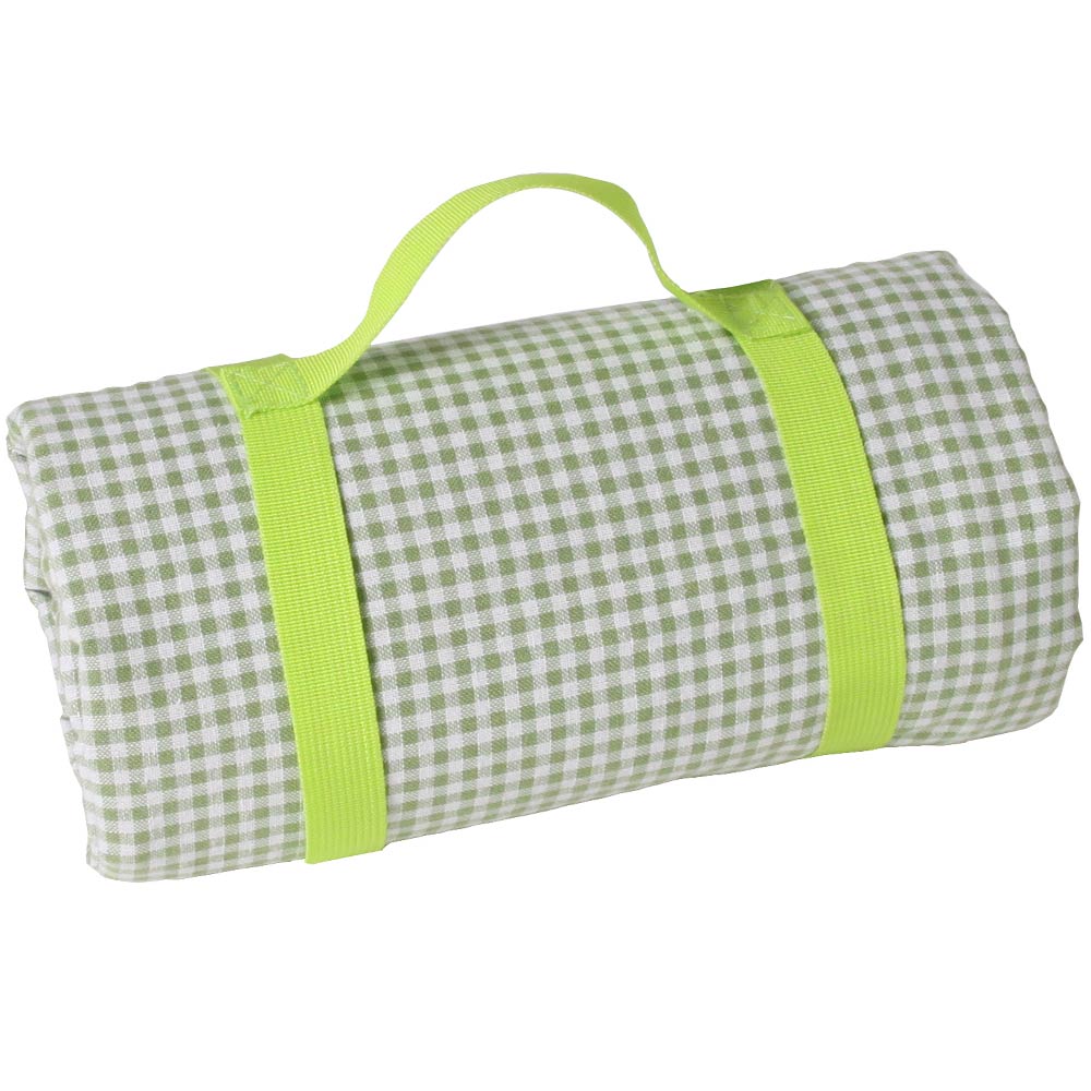 Manta picnic impermeable XL vichy verde manzana
