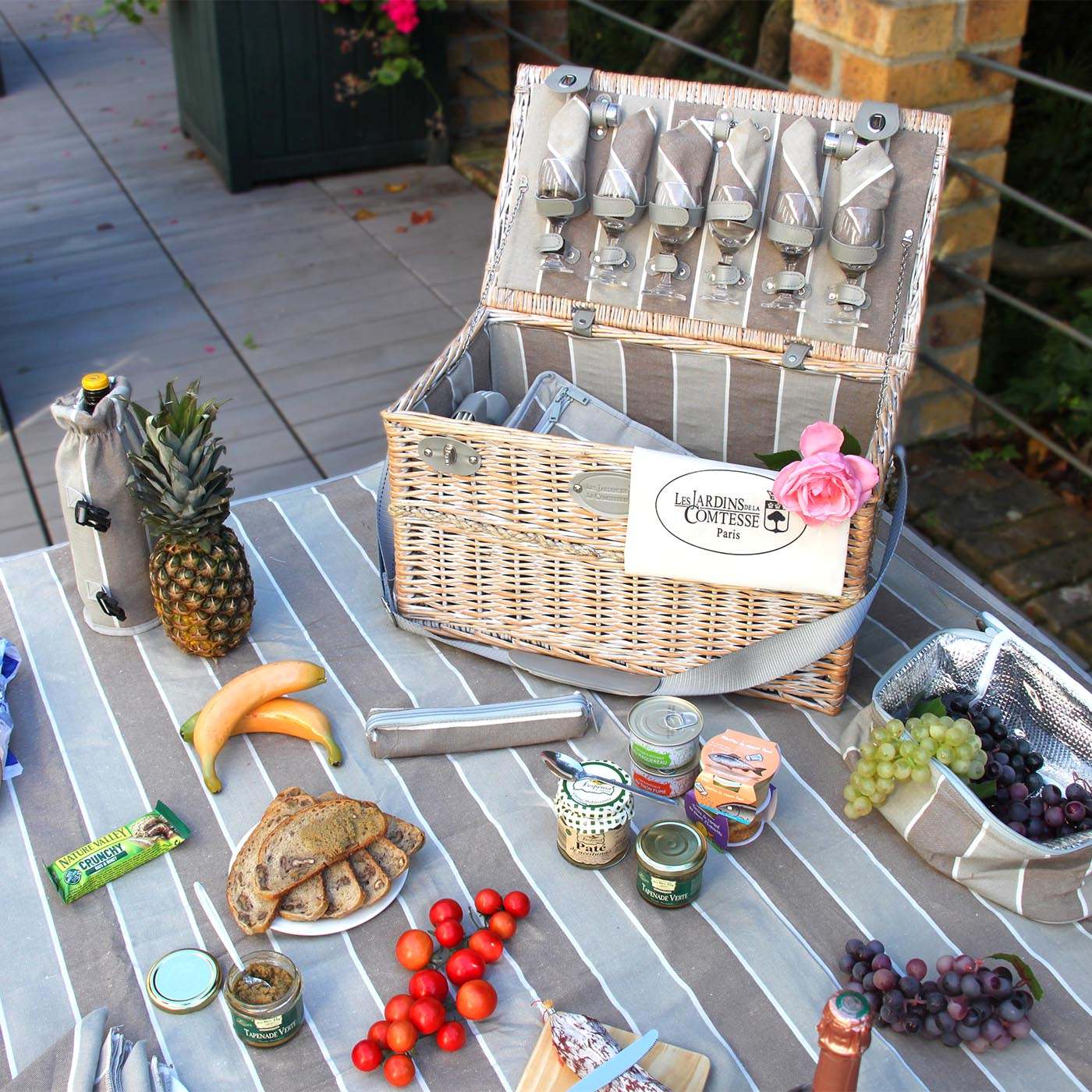 Cesta picnic Chinon - 6 personas