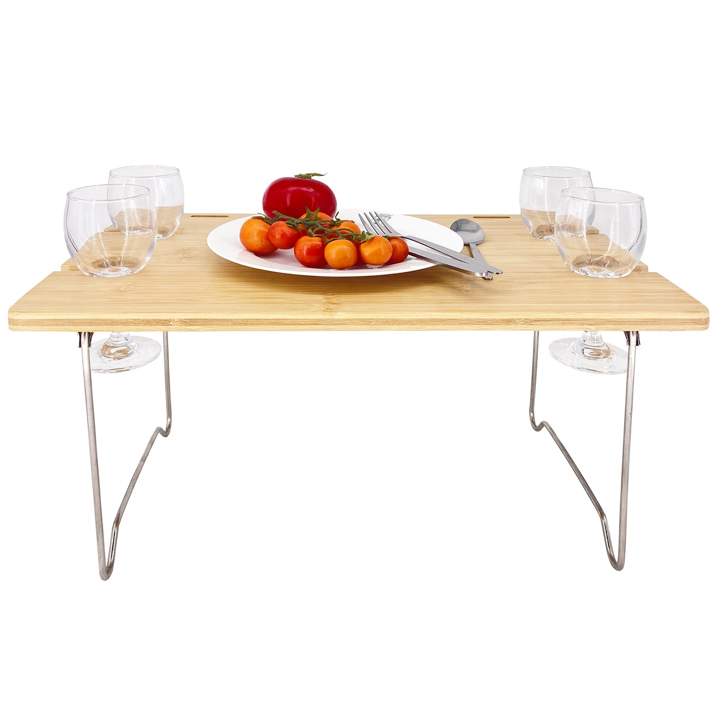 Cesta picnic Saint-Malo con mesa - 4 personas