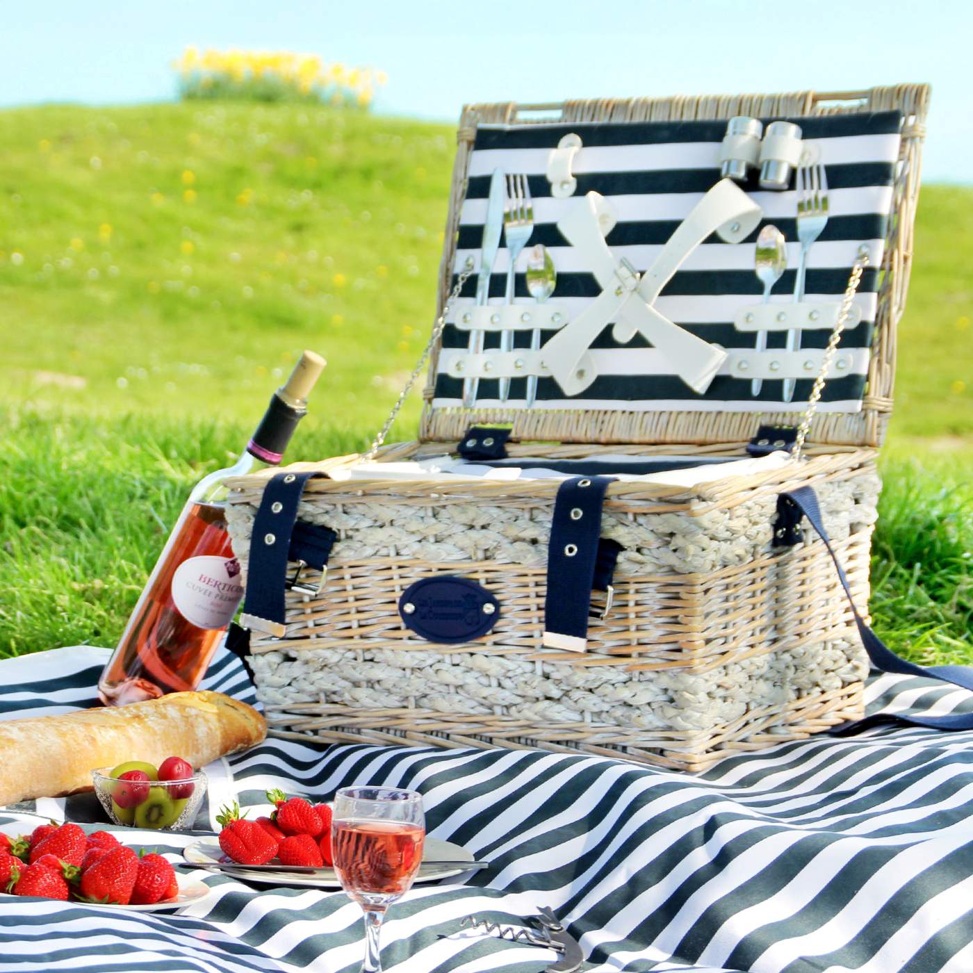 Cesta picnic Marine - 6 personas