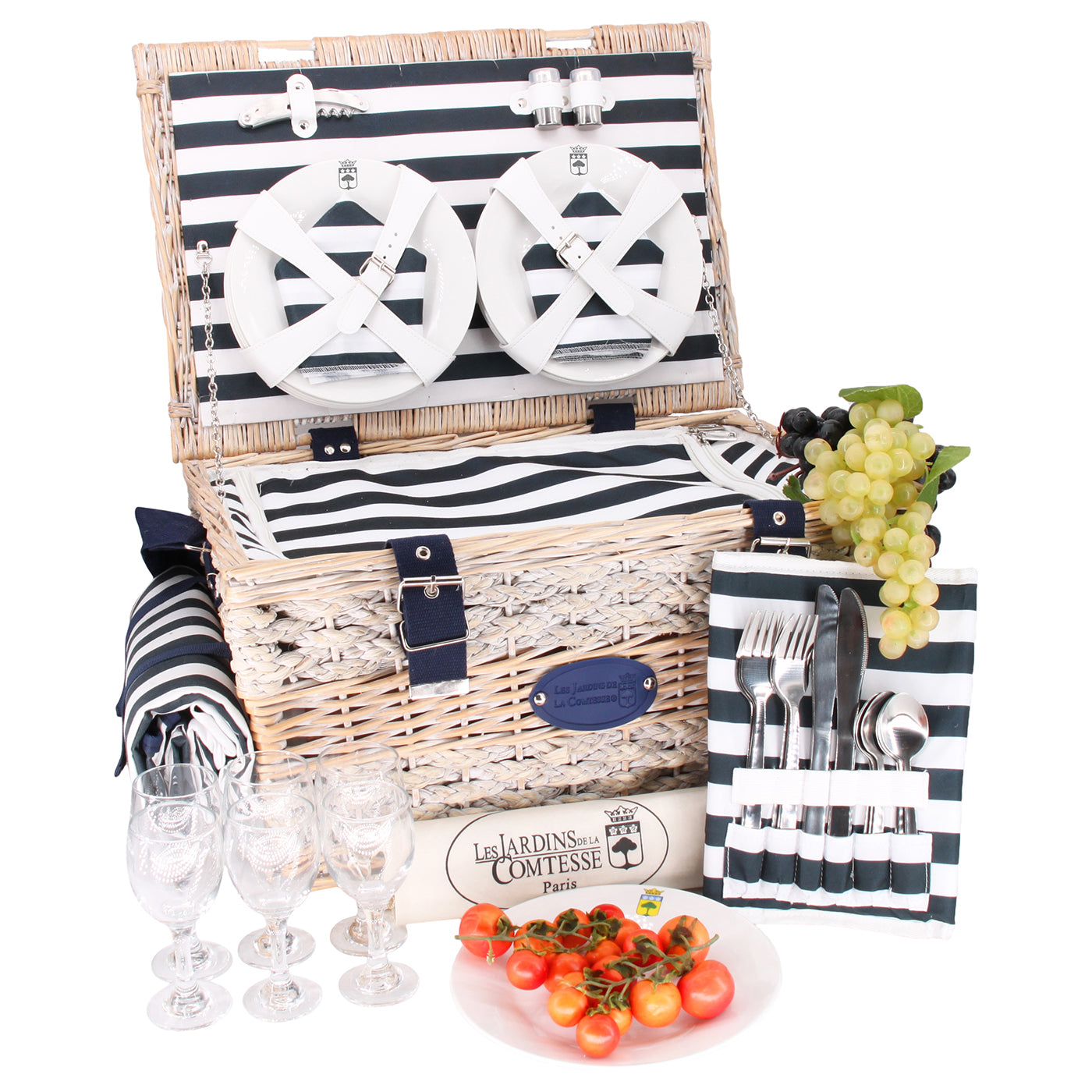 Cesta picnic Marine - 6 personas