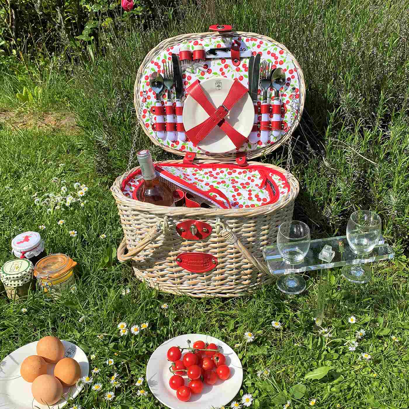 Cesta picnic Cheverny - 4 personas