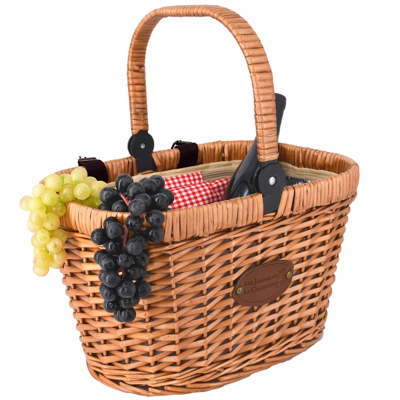 Cesta de bicicleta Chantilly rojo