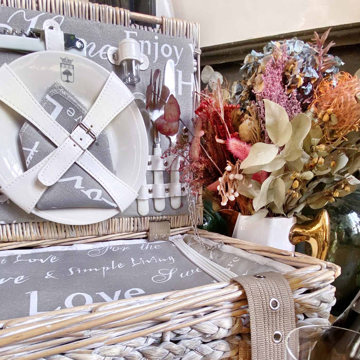 Cesta picnic Love - 2 personas