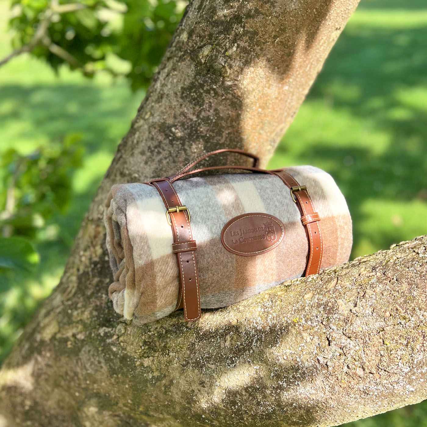 Manta de picnic impermeable marrón