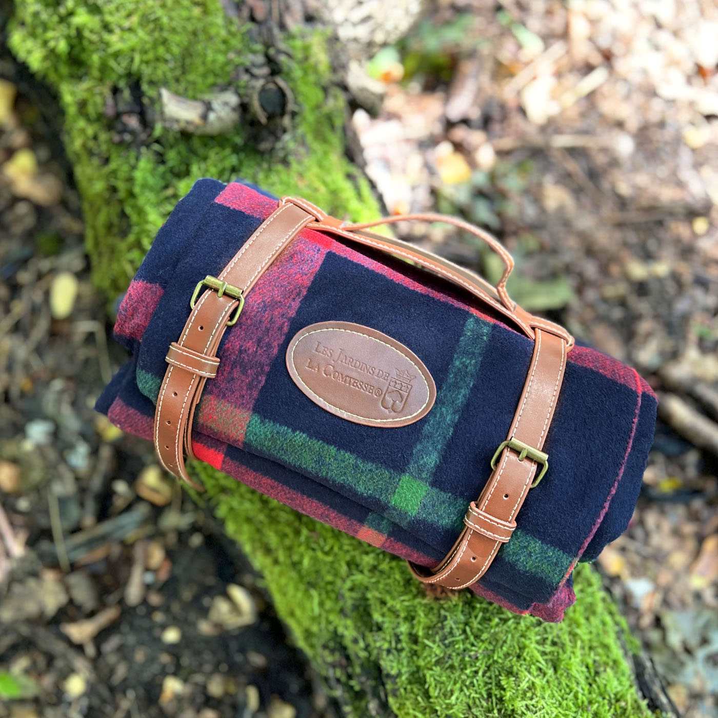 Manta de picnic impermeable tartán escocés