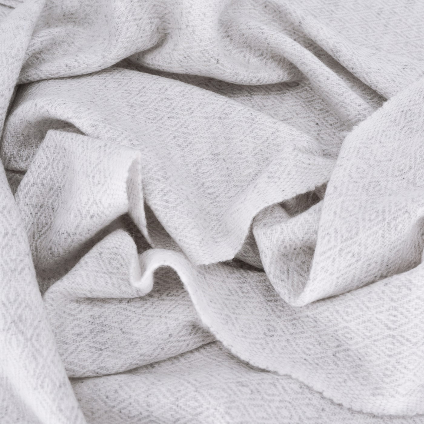 Estola / pashmina de mujer de cachemira y lana Gris Plateado estampado diamante