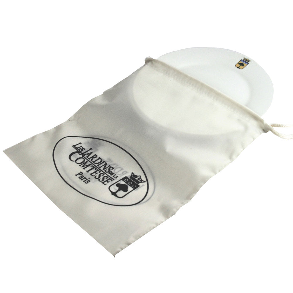 Pequeña bolsa de poliéster para los platos sucios