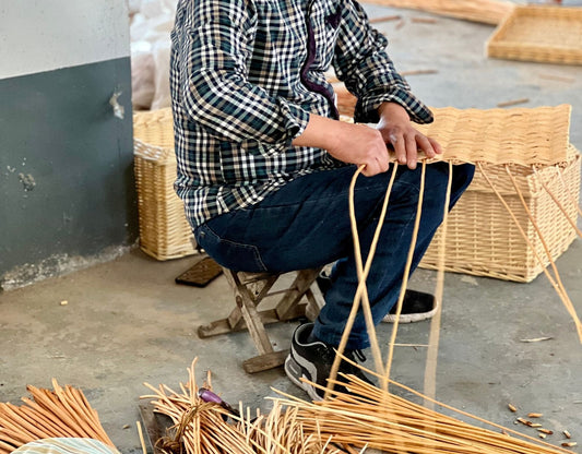 Fabricación de cestas de mimbre : Les Jardins de la Comtesse