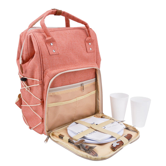 Mochila de picnic "Escapade" Rosa - 2 personas