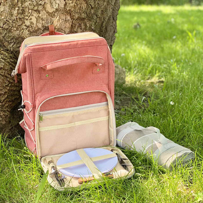 Mochila de picnic "Escapade" Rosa - 2 personas