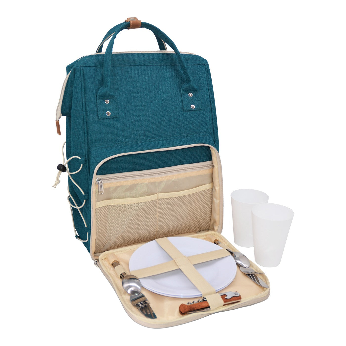 Mochila de picnic Azul Pato - 2 personas