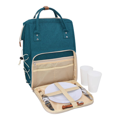 Mochila de picnic Azul Pato - 2 personas
