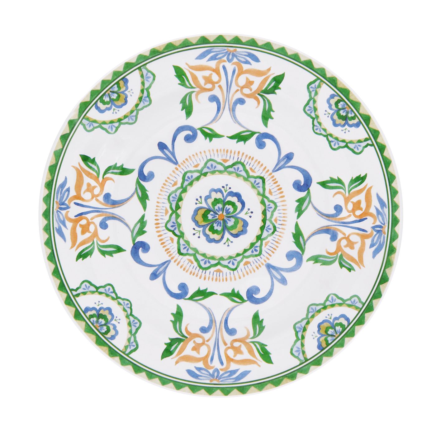 MEV-01AB-Plato pequeño llano de postre en melamina Evora - Ø 22 cm - 1400 x 1400