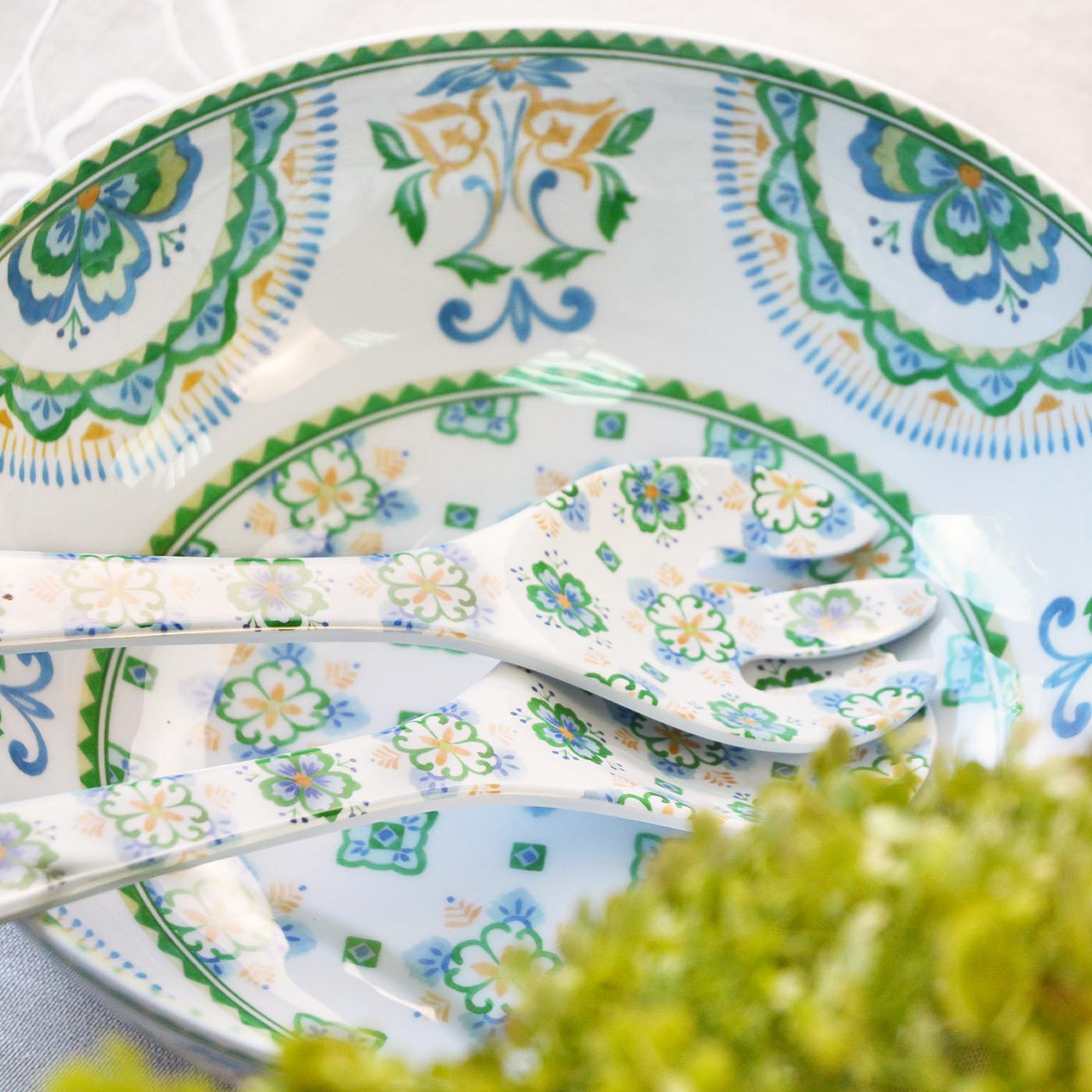 Cubiertos para ensalada en melamina Evora - 33 cm