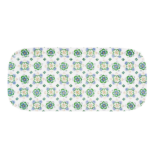 Plato rectangular largo para pastel en melamina Evora - 37,5 cm