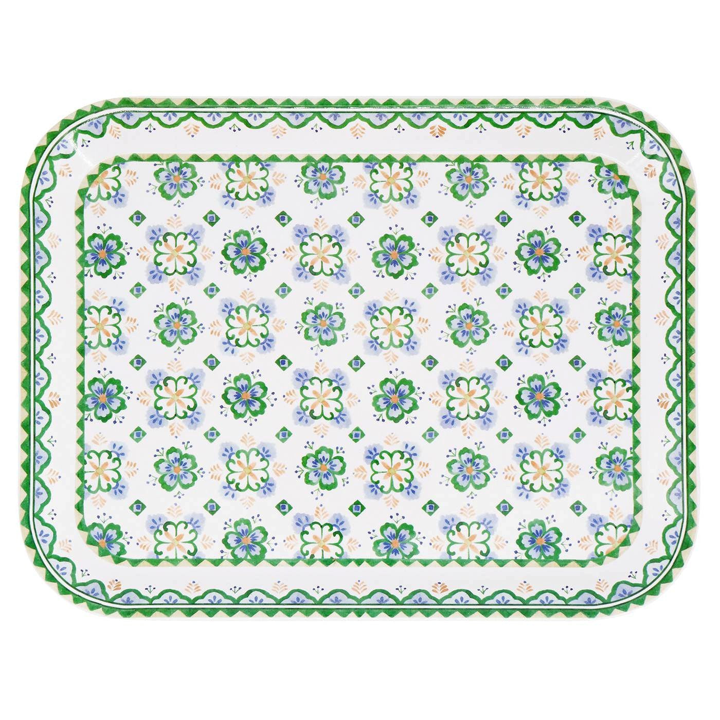 Pequeña bandeja de presentación rectangular en melamina Evora - 33 x 26 cm