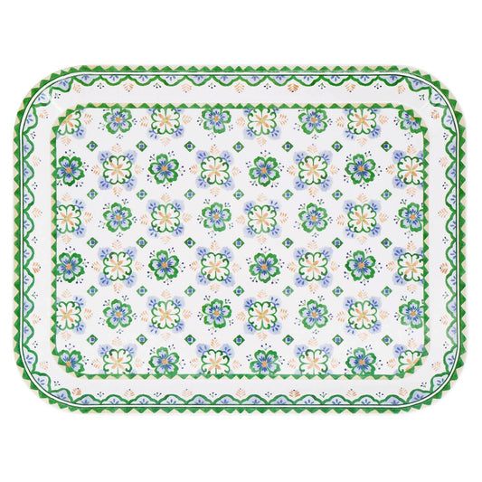 Pequeña bandeja de presentación rectangular en melamina Evora - 33 x 26 cm