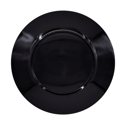 Plato de postre de melamina negro - Ø 23 cm