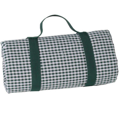 Manta picnic impermeable XL vichy verde