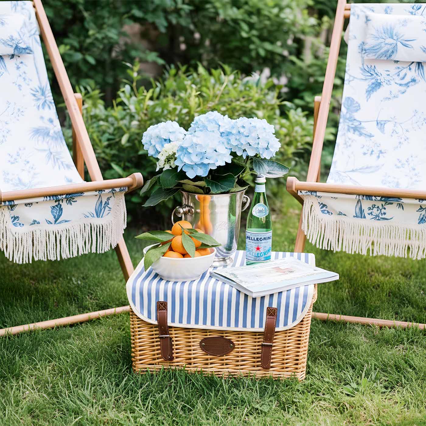 Cesta picnic Saint-Malo con mesa - 4 personas