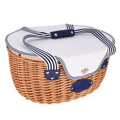 Cesta de picnic de mimbre Belle-Île - 4 personas