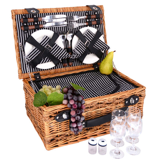 Cesta de picnic de mimbre Belleville - 4 personas