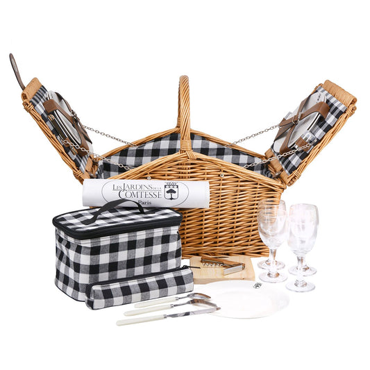 Cesta picnic de mimbre Montaigne - 4 personas