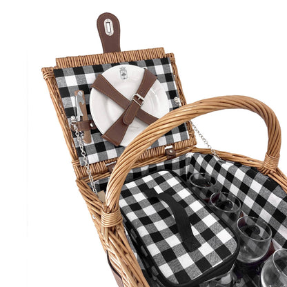 Cesta picnic de mimbre Montaigne - 4 personas