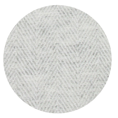 Manta ligera de cachemir y lana con grande diseño de espiguilla : Gris Plateado - 130 x 230 cm