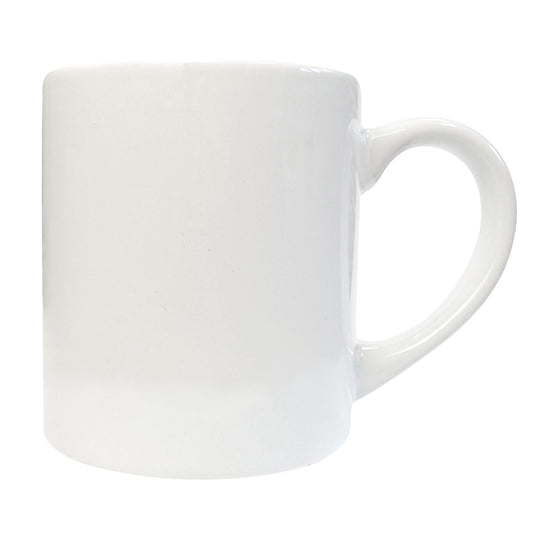 Taza de cerámica blanca 14 cl