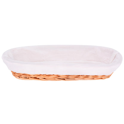 Cesta de pan de mimbre - Formato grande