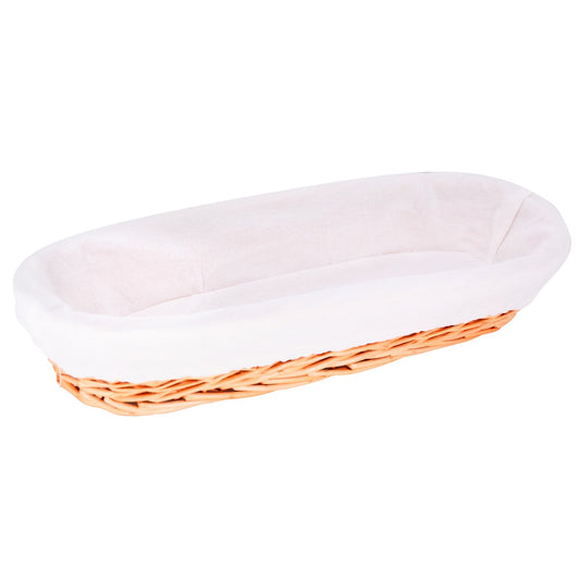 Cesta de pan de mimbre - Formato grande